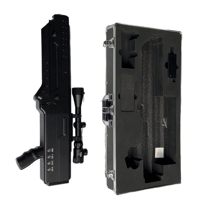  连云手持便携式枪型低空防御反制四通道A型